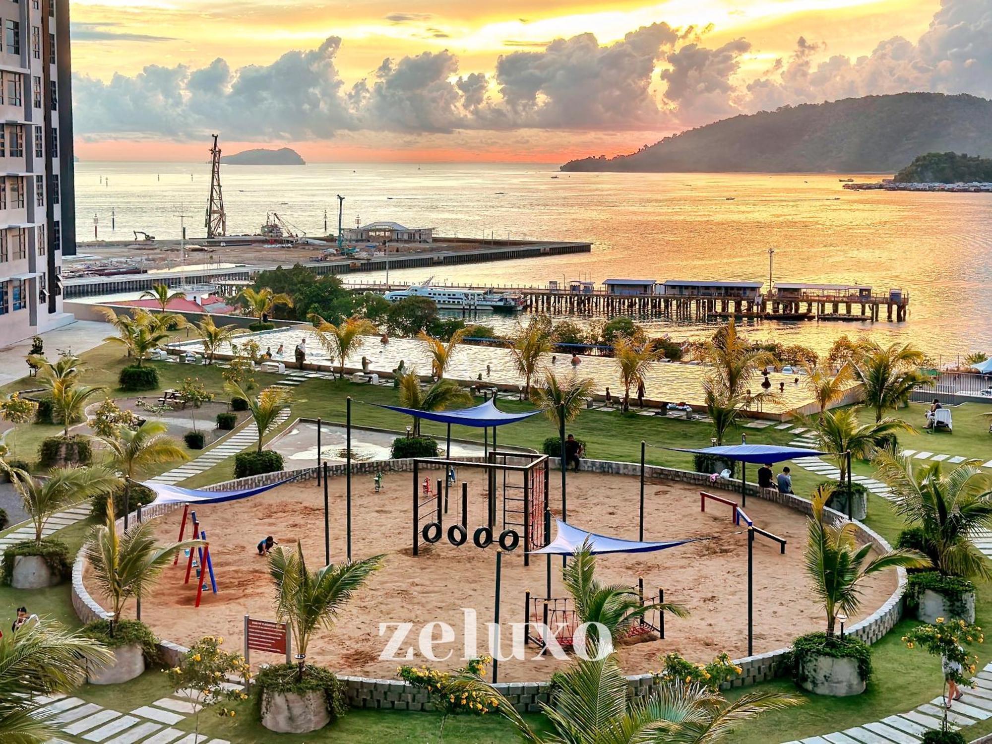 #5 Jesselton Quay City Pads Seaview By Zeluxo Kota Kinabalu Extérieur photo